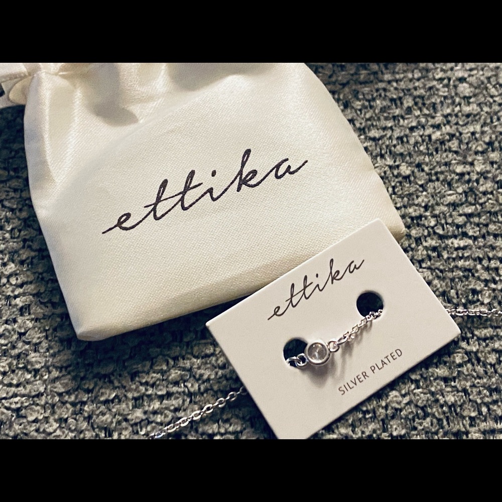 NEW Ettika silver plated bracelet, 6”-7”